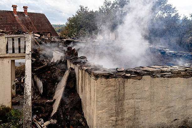 Professional Fire Damage Removal technician working in Young America, MN